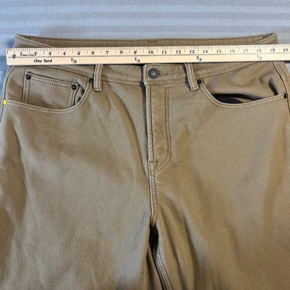 Caterpillar Pants Mens 38x32 Tan Lined Workwear Fleece Winter Heavy Duty CAT - Picture 5 of 13
